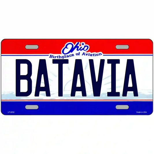 Batavia Ohio Metal Sign