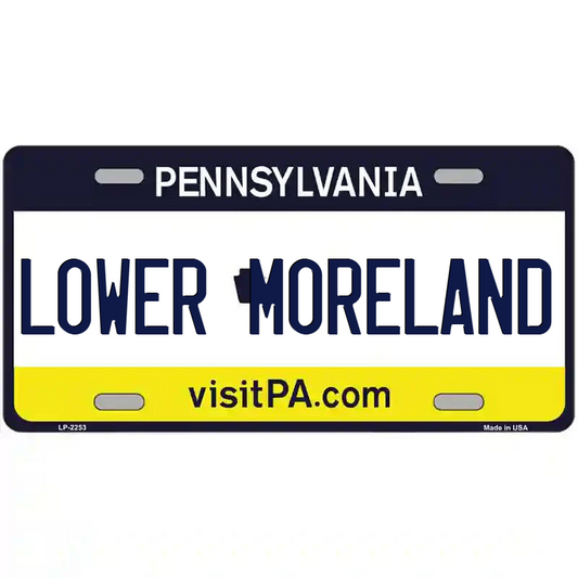 Lower Moreland Pennsylvania Metal Sign