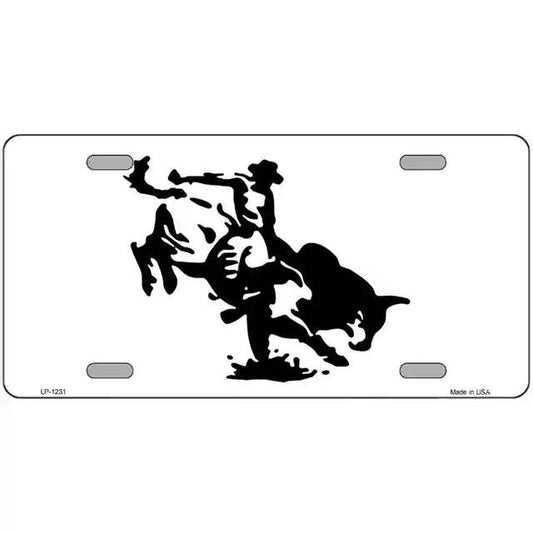 Bull Rider Metal Sign