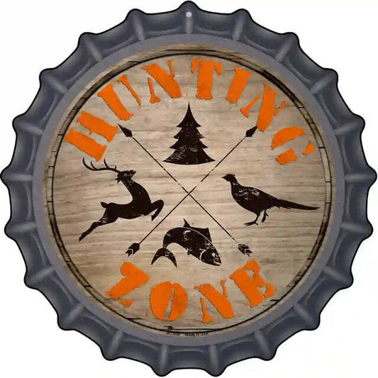 Witch Lives Here Bottle Cap Metal Sign