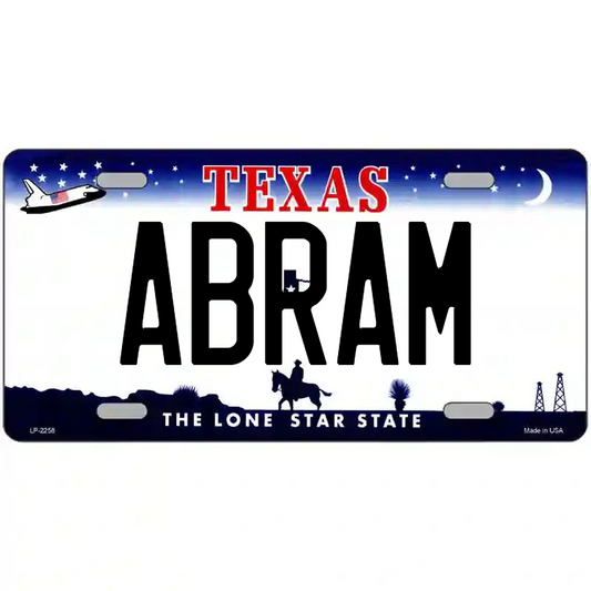 Abram Texas Metal Sign