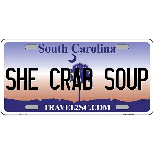 She-Crab Soup South Carolina Metal Sign