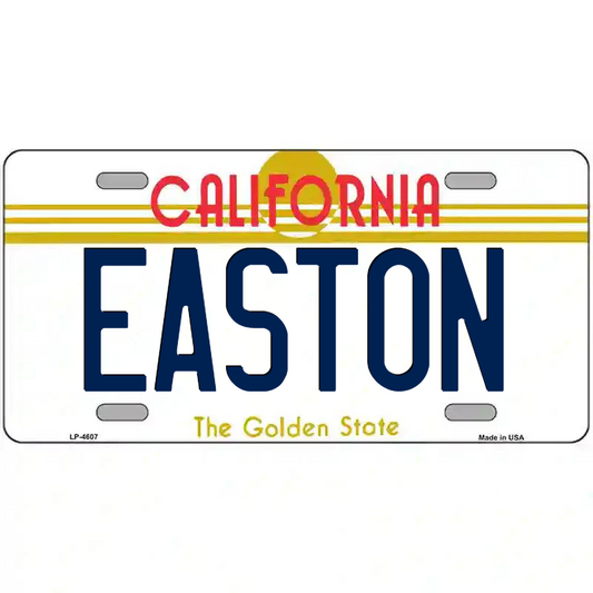 Easton California Metal Sign