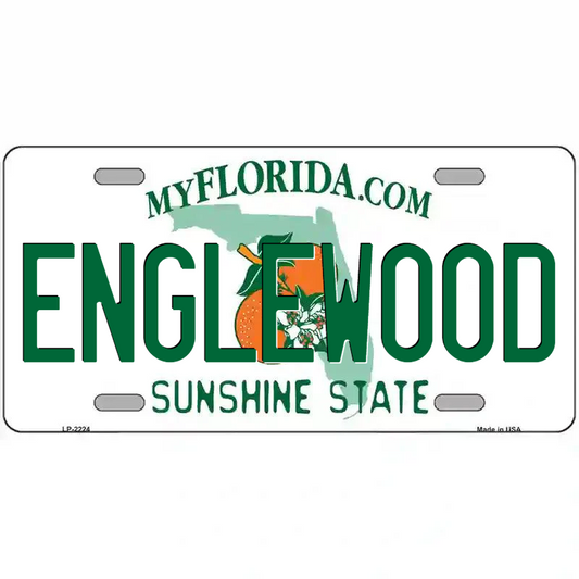 Englewood Florida Metal Sign