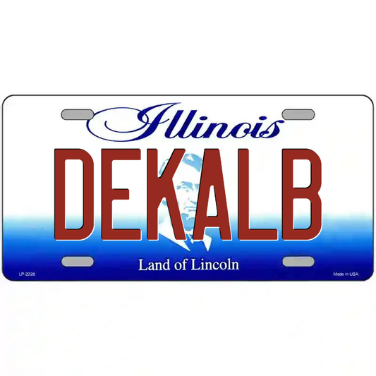 DeKalb Illinois Metal Sign