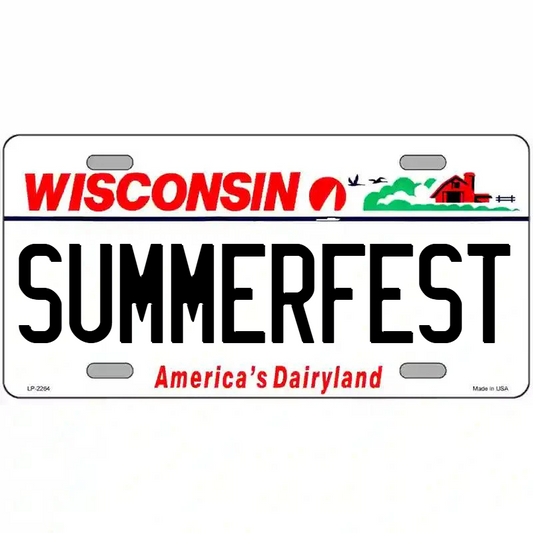 Summerfest Wisconsin Metal Sign