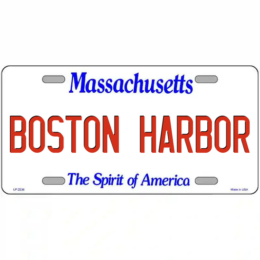 Boston Harbor Massachusetts Metal Sign