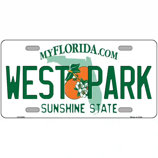West Park Florida Metal Sign