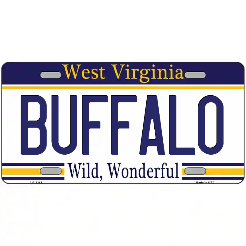 Buffalo West Virginia Metal Sign