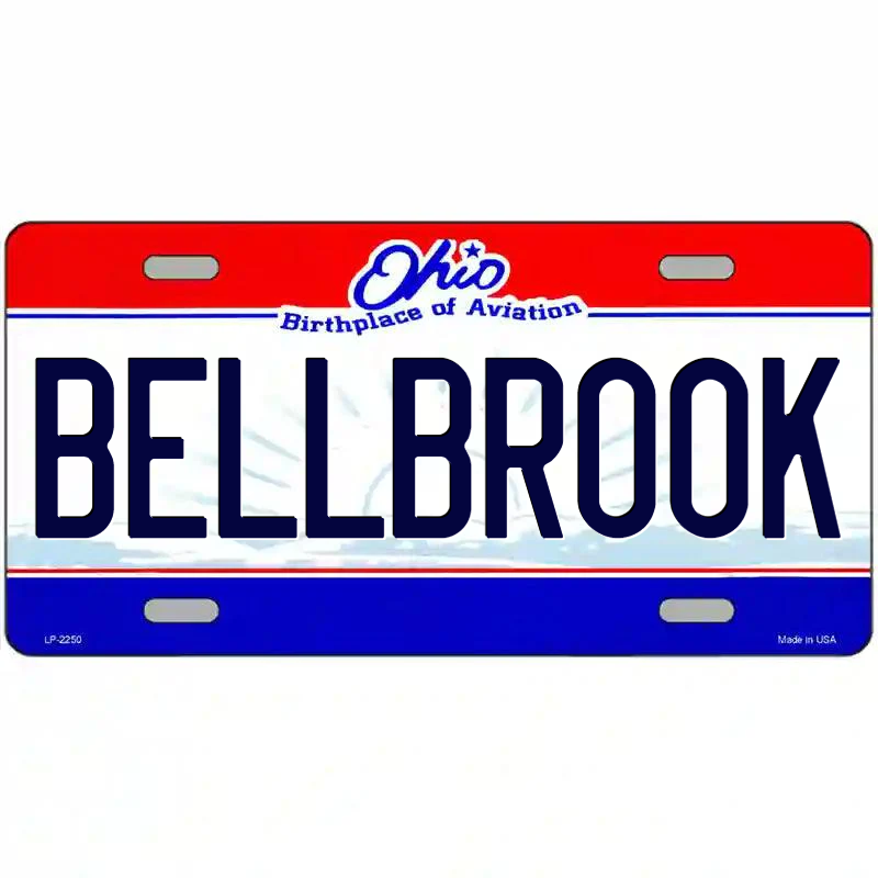 Bellbrook Ohio Metal Sign
