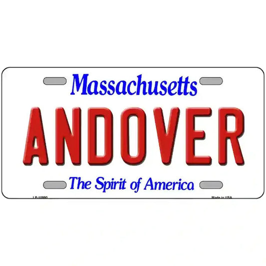 Andover Massachusetts Metal Sign
