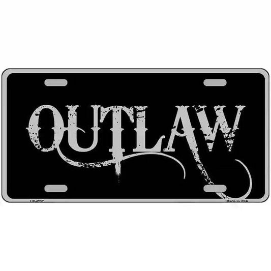 Outlaw Metal Sign