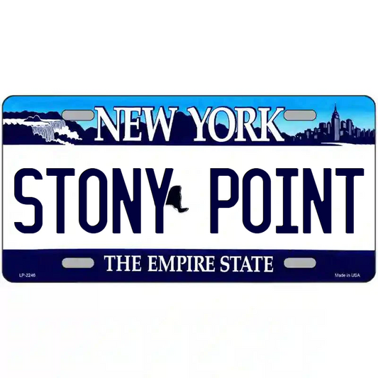 Stony Point New York Blue Metal Sign