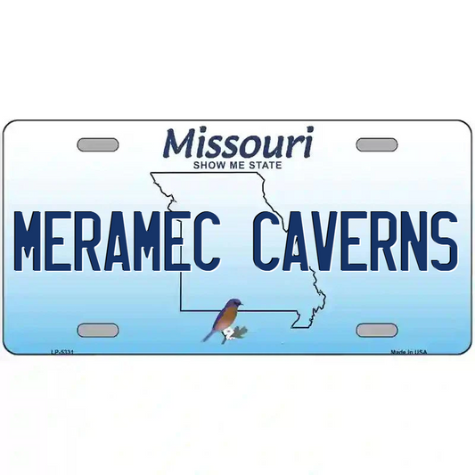 Meramec Caverns Missouri Metal Sign