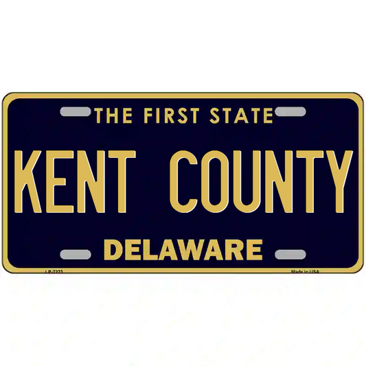 Kent County Delaware Metal Sign