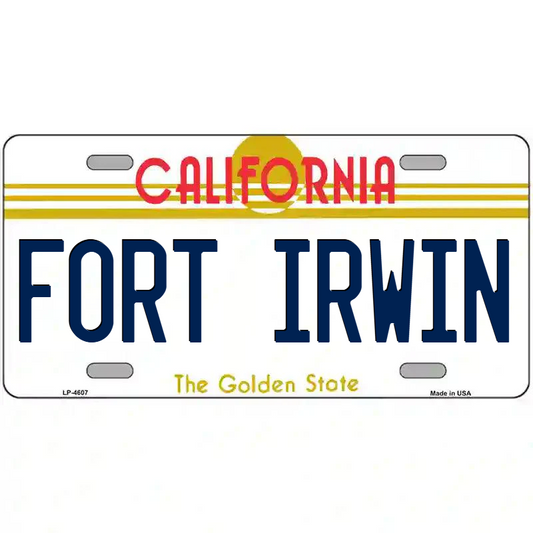 Fort Irwin California Metal Sign