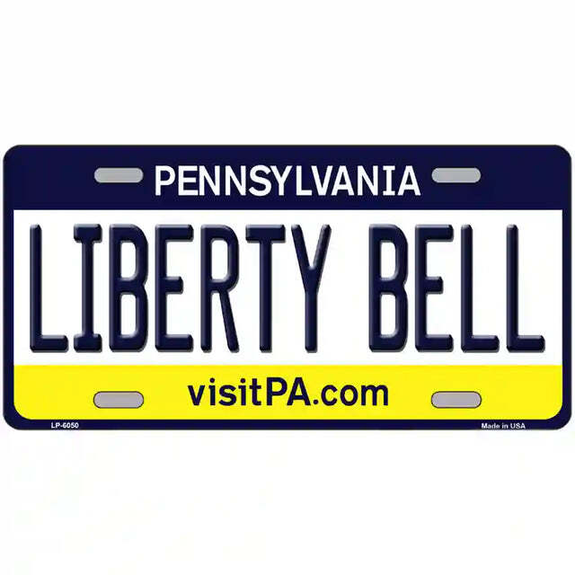 Liberty Bell Pennsylvania Metal Sign
