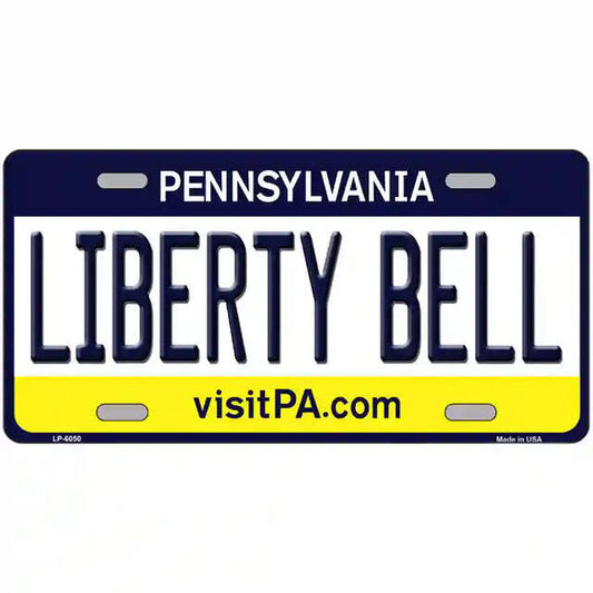 Liberty Bell Pennsylvania Metal Sign