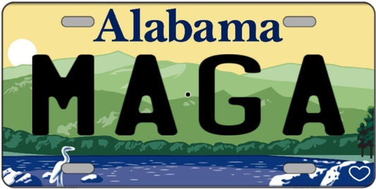 MAGA Alabama Metal Sign