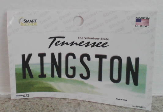 Kingston Tennessee - 3"  Decal Sticker