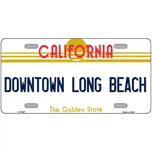Downtown Long Beach California Metal Sign