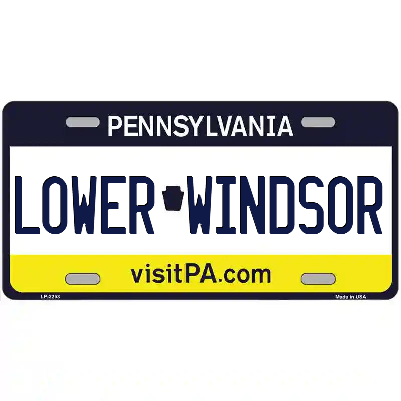 Lower Windsor Pennsylvania Metal Sign
