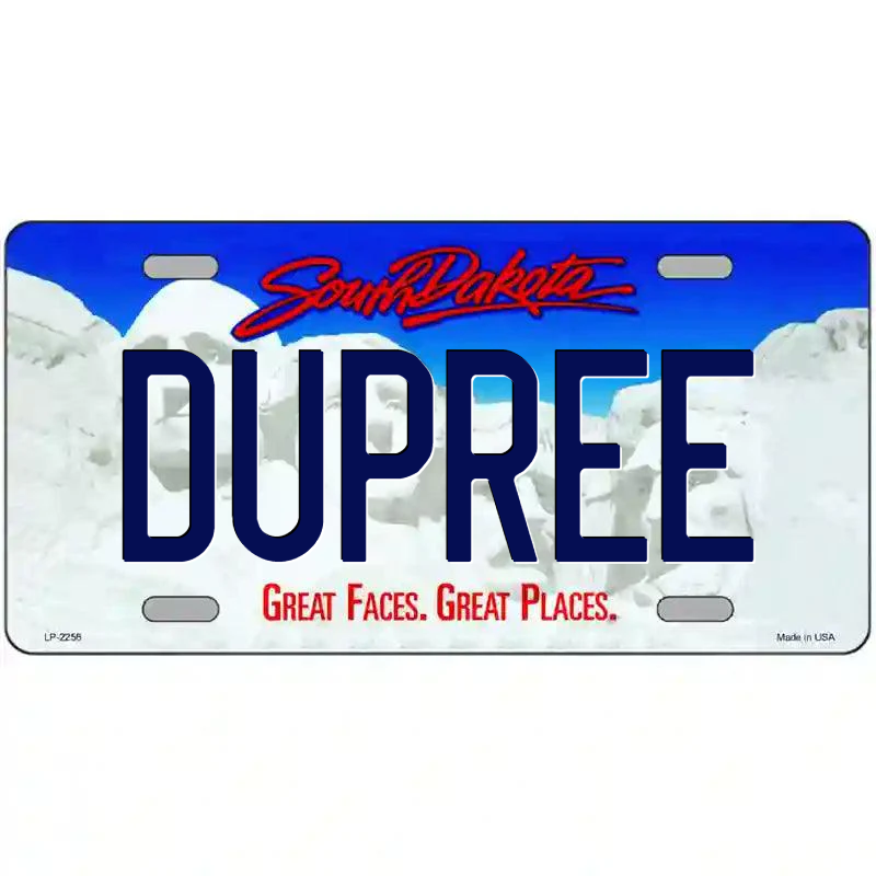 Dupree South Dakota Metal Sign