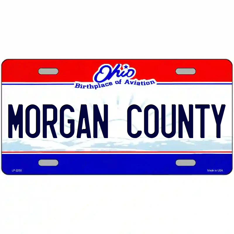 Morgan County Ohio Metal Sign