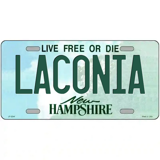 Laconia New Hampshire Metal Sign