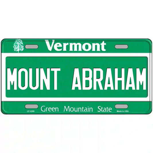 Mount Abraham Vermont Metal Sign