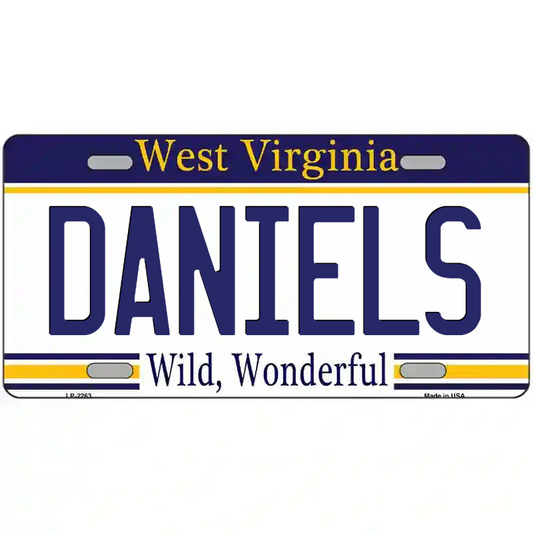 Daniels West Virginia Metal Sign