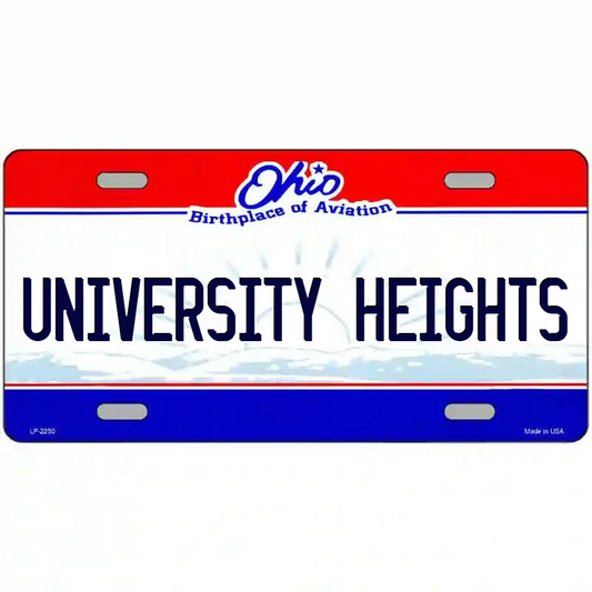 University Heights Ohio Metal Sign