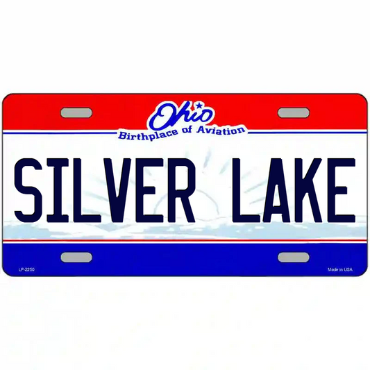 Silver Lake Ohio Metal Sign