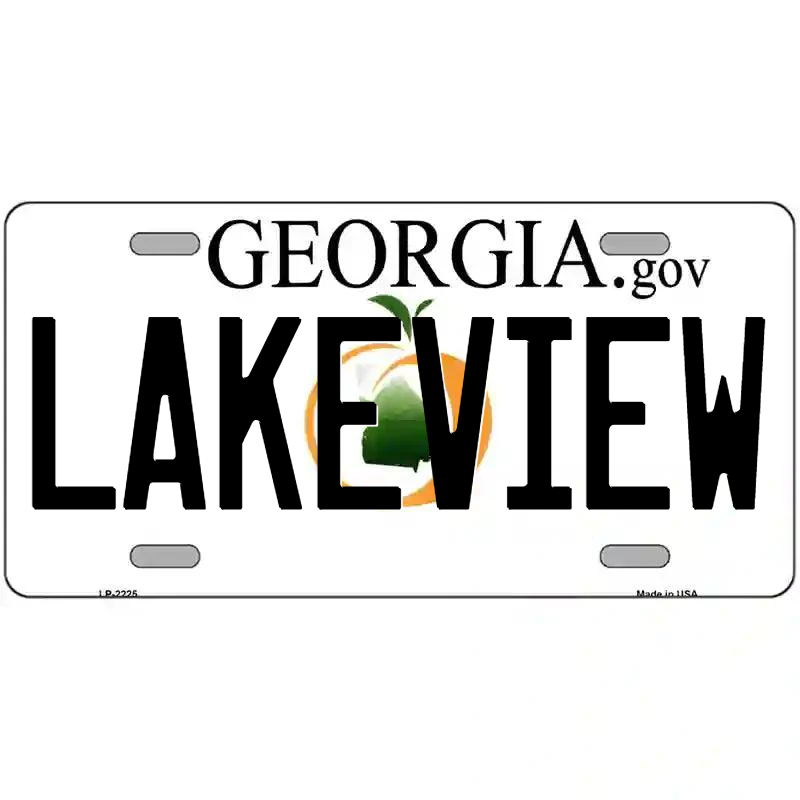 Lakeview Georgia Metal Sign