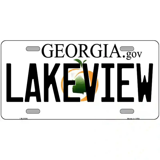 Lakeview Georgia Metal Sign