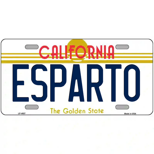 Esparto California Metal Sign