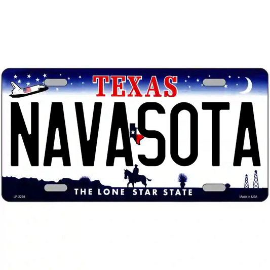 Navasota Texas Metal Sign