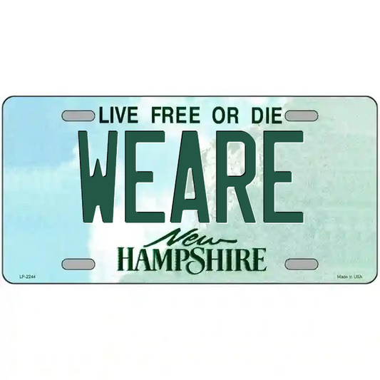 Weare New Hampshire Metal Sign
