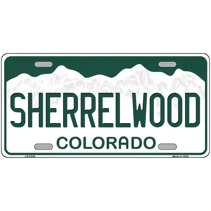Sherrelwood Colorado Metal Sign