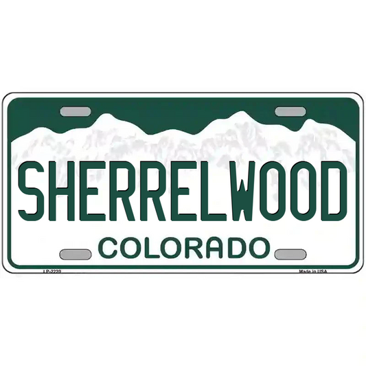Sherrelwood Colorado Metal Sign