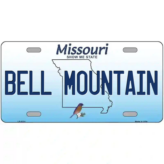 Bell Mountain Missouri Metal Sign