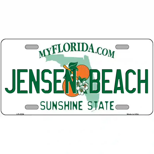 Jensen Beach Florida Metal Sign