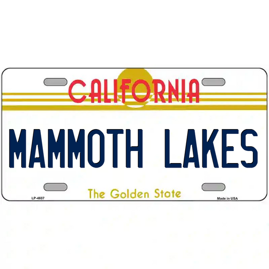 Mammoth Lakes California Metal Sign