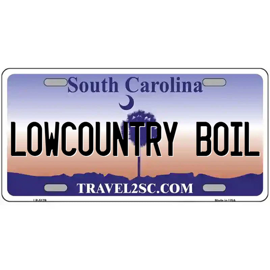 Lowcountry Boil South Carolina Meatl Sign
