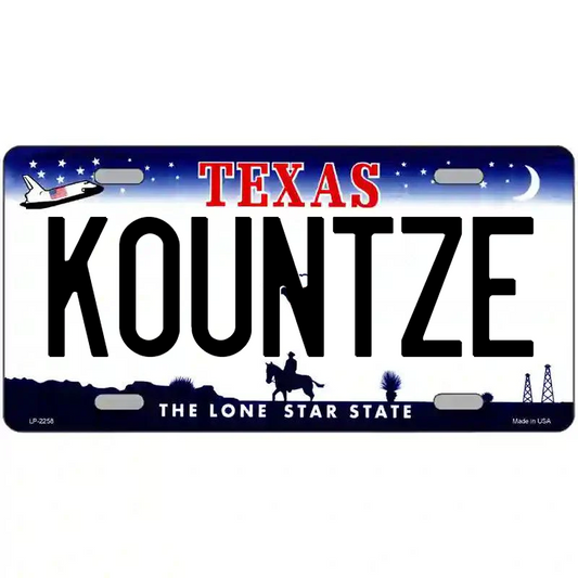 Kountze Texas Metal Sign