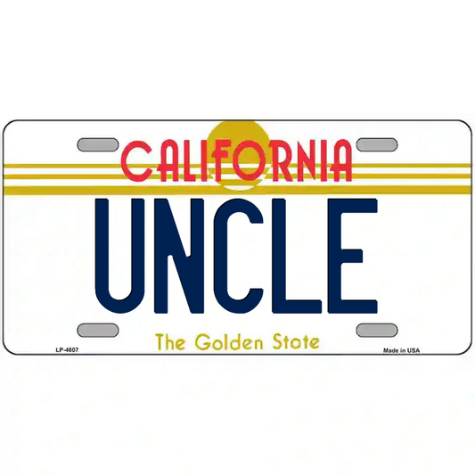 Uncle California Metal Sign