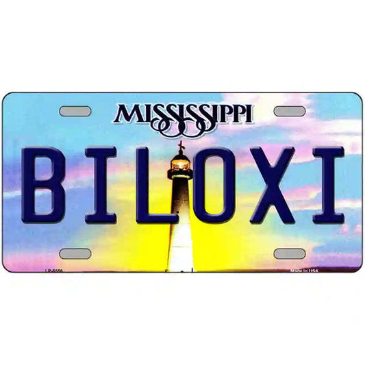 Biloxi Mississippi Metal Sign