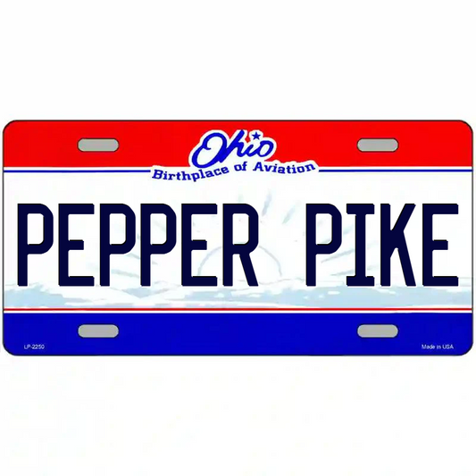 Pepper Pike Ohio Metal Sign