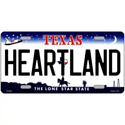 Heartland Texas Metal Sign
