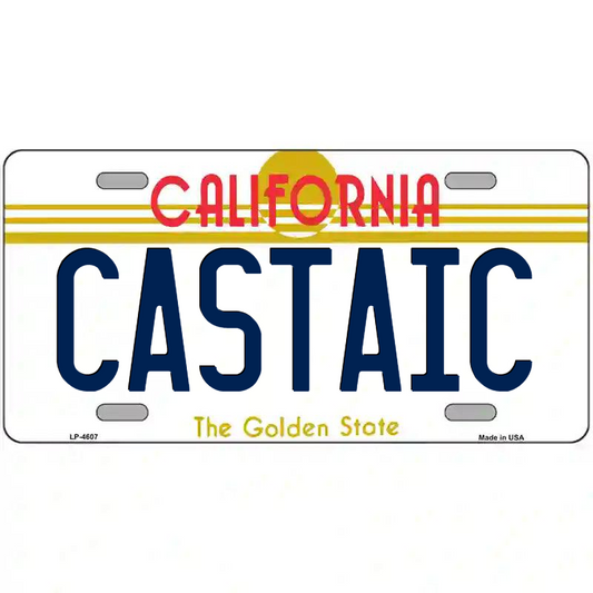 Castaic California Metal Sign